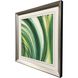 Viridian Green and Black and White Framed Art