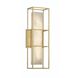 Blakley LED 4 inch Gold Wall Sconce Wall Light, Both Indoor/Outdoor