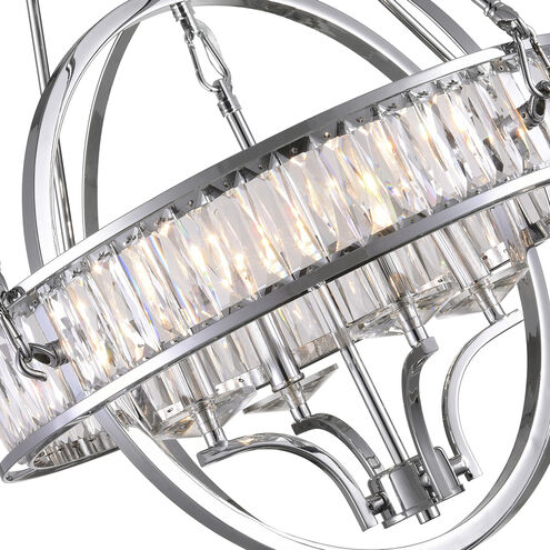 Arkansas 4 Light 20 inch Chrome Chandelier Ceiling Light