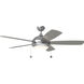 Discus Outdoor 52 52 inch Painted Brushed Steel Outdoor Ceiling Fan