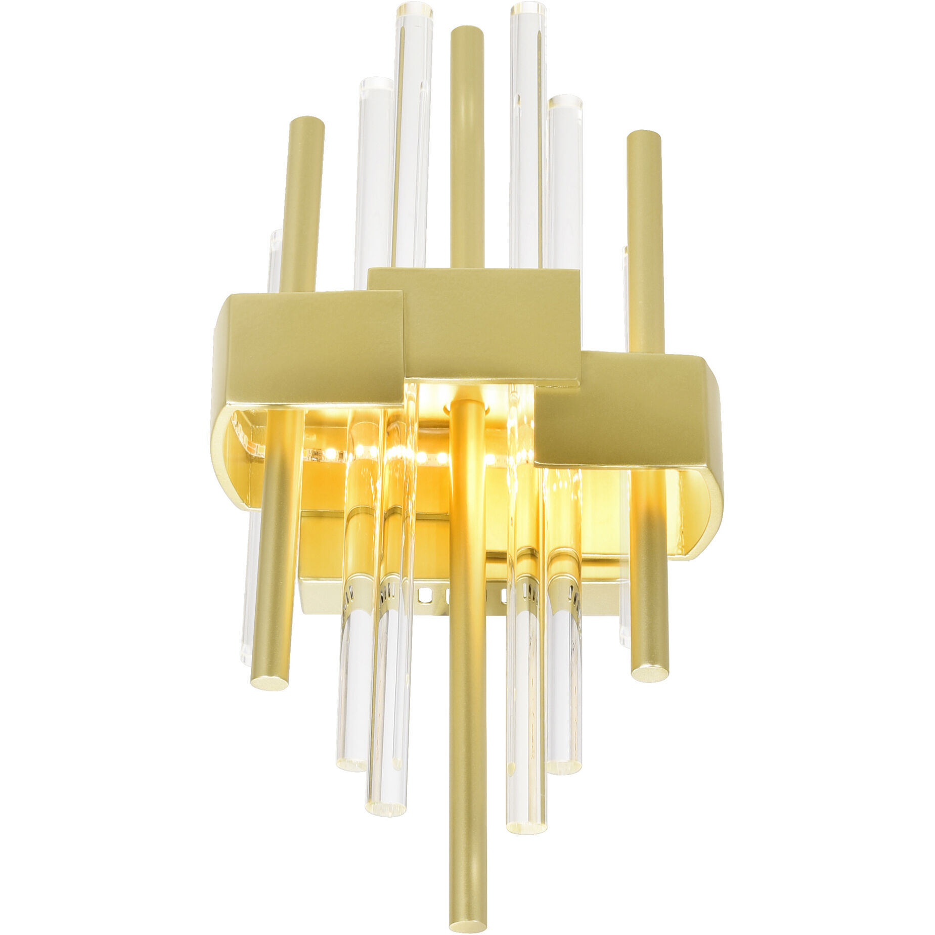 Millipede LED 7 inch Satin Gold Wall Light