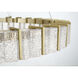 Sevryn LED 44.5 inch Soft Brass Chandelier Ceiling Light