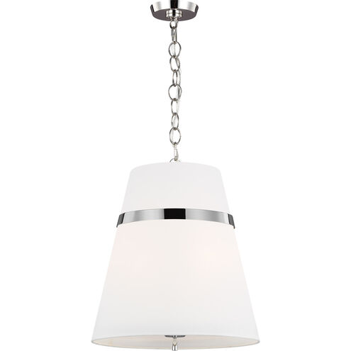 AH by Alexa Hampton Cordtlandt 3 Light 18 inch Polished Nickel Pendant Ceiling Light