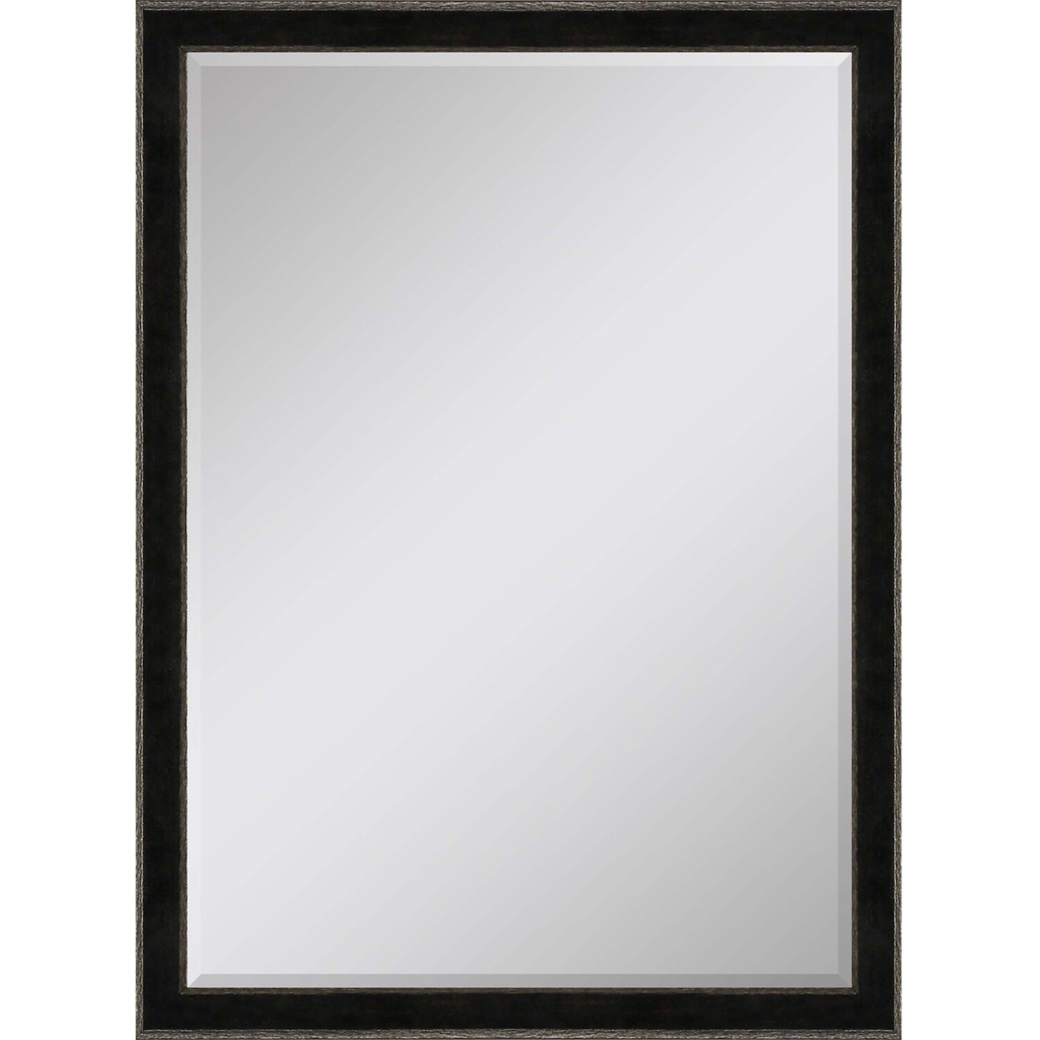 535 Mirror Group 40 X 28 inch Black and Metallic Wall Mirror