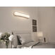 Curve Wall Light in Satin Nickel