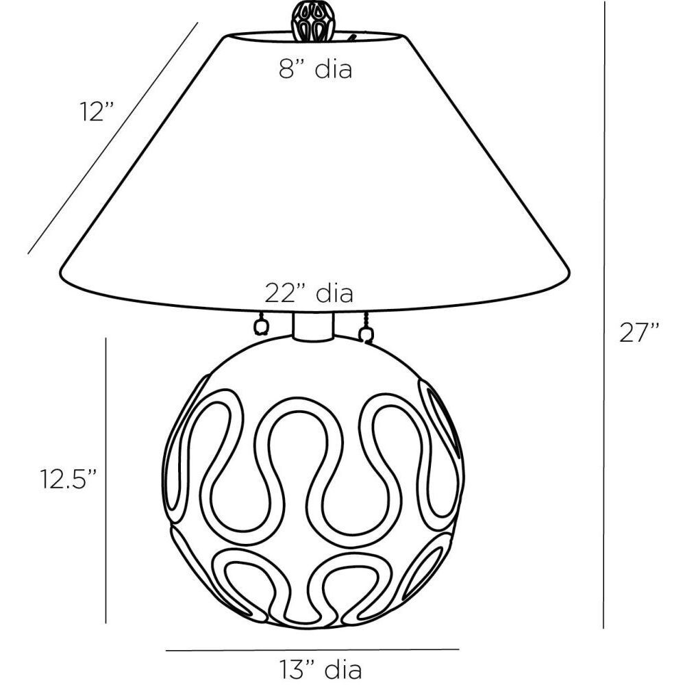 Serpiente 27 inch Table Lamp Portable Light