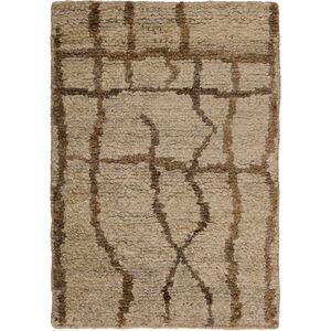Scarborough 63 X 39 inch Khaki, Dark Brown, Black Rug