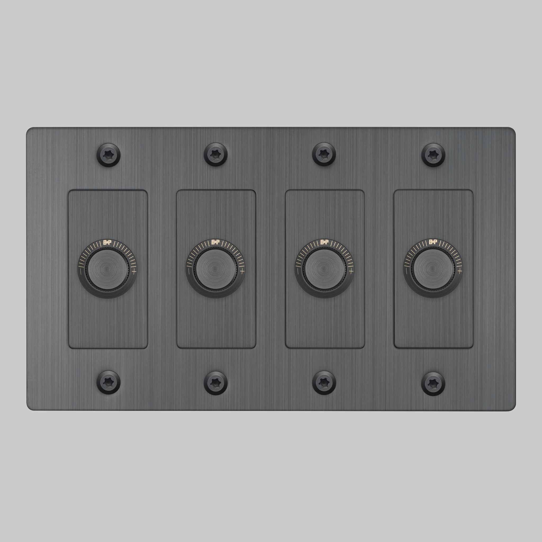 4G 100-120 Smoked Bronze Dimmer Switch, LED