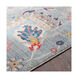 Ephesians 59 X 31 inch Light Blue Rug in 3 x 5, Rectangle