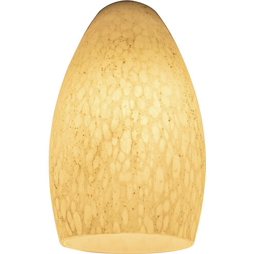 Inari Silk Glass 5 inch Pendant Glass Shade in White Stone