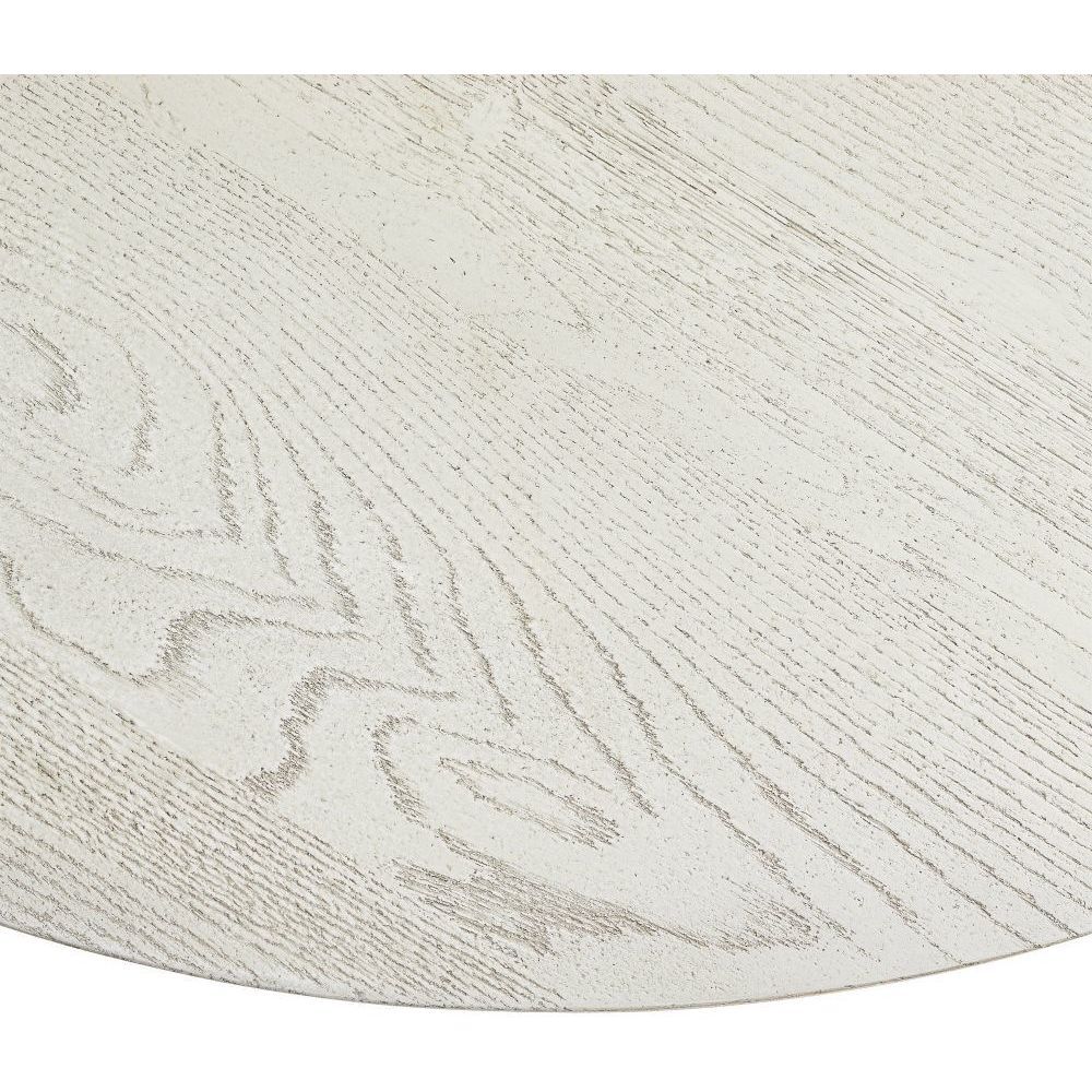 Enito 48 inch Smoke Oak Wood and Blackened Iron Entry Table