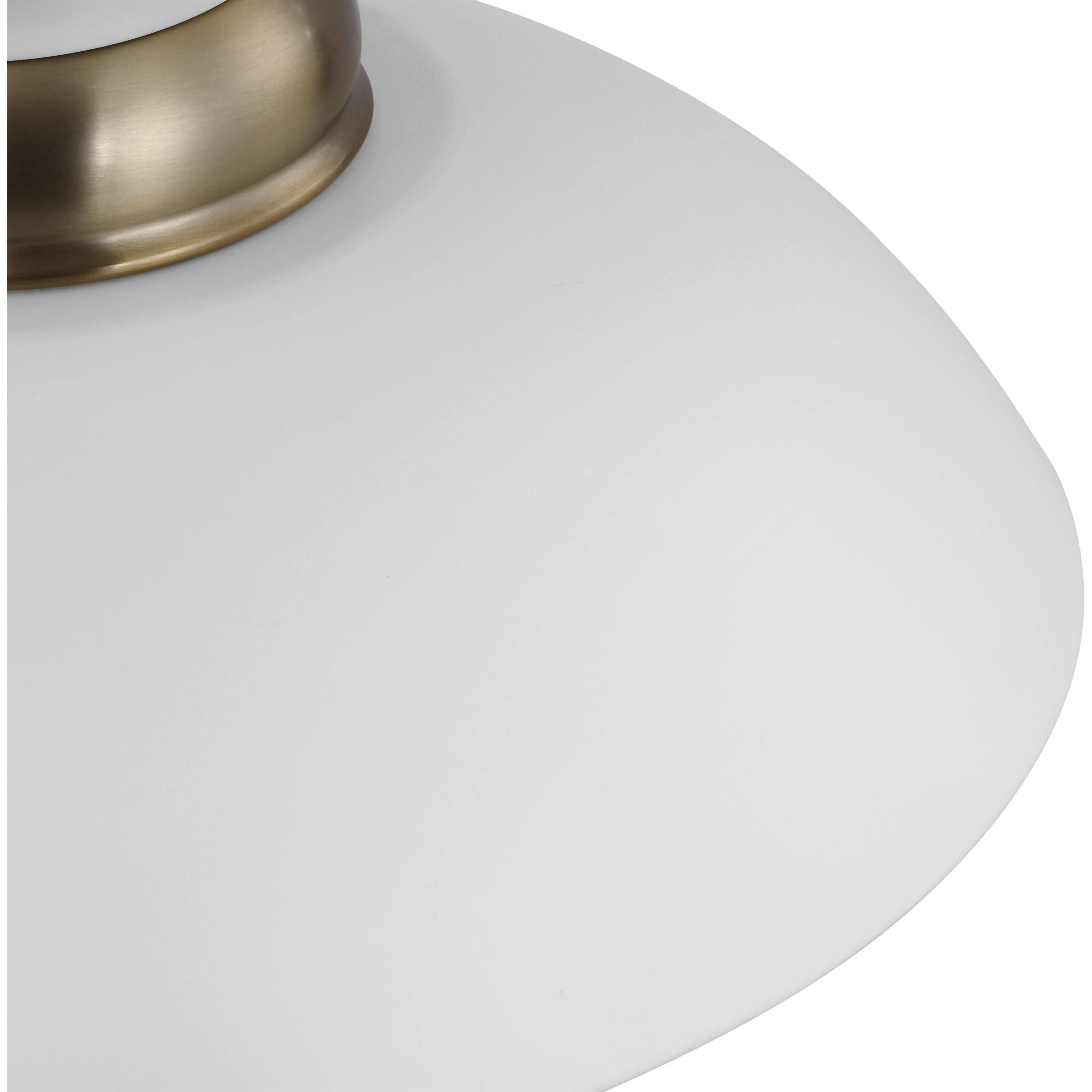 Perkins 1 Light 15 inch Matte White/Burnished Brass Pendant Ceiling Light