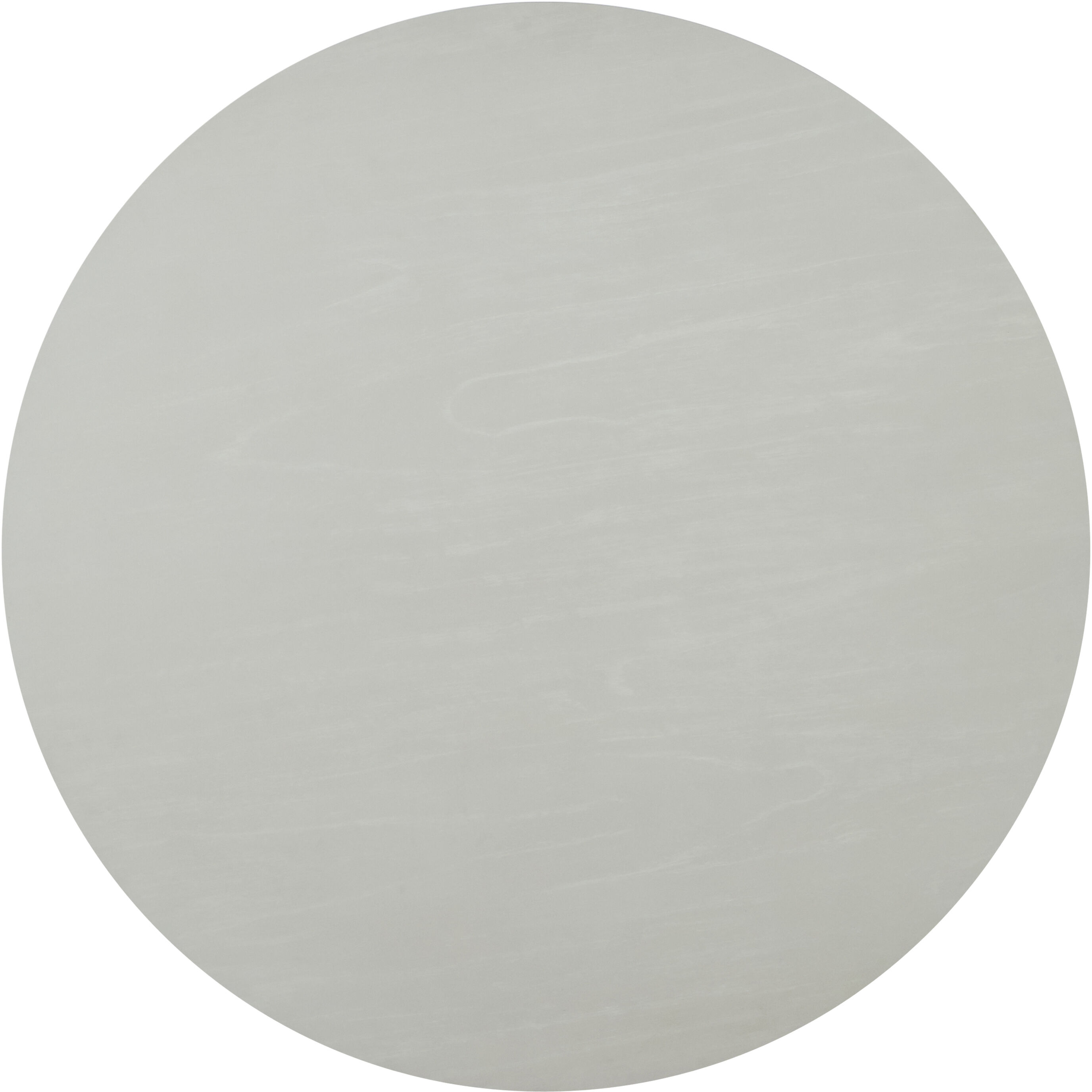 Sheila 48 X 48 inch Cerused White and Stained Gold Dining Table