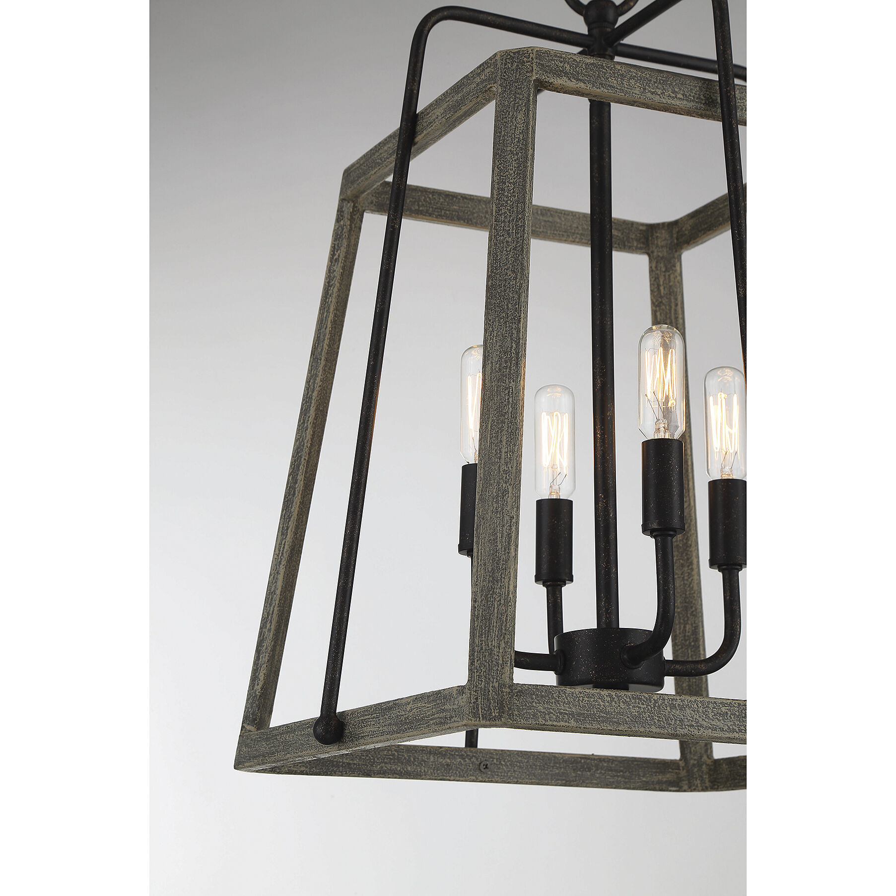 Hasting 4 Light 14 inch Noblewood with Iron Pendant Ceiling Light