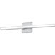 Alexander LED 23.75 inch Polished Chrome Linear Vanity Wall Light, Color Changing