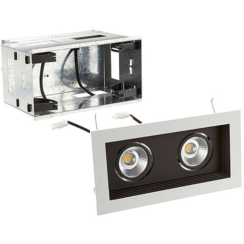 Mini LED Multiple Spots LED Black Multiple Recessed Trim in Flood, 3000K
