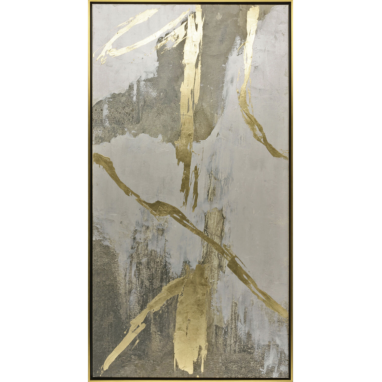 Metallic Expression Metallic and Beige and Brown and Neutral Canvas, The Studio