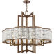 Grammercy 10 Light 34 inch Hand Painted Palacial Bronze Chandelier Ceiling Light