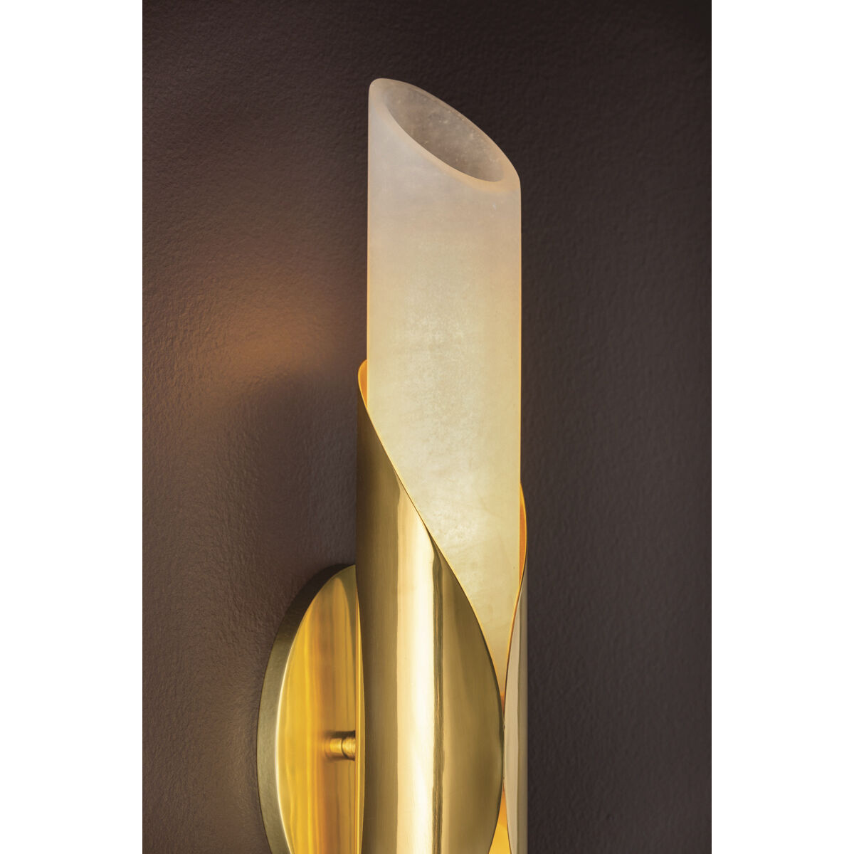 Camilla 2 Light 4.75 inch Vintage Polished Brass Wall Sconce Wall Light