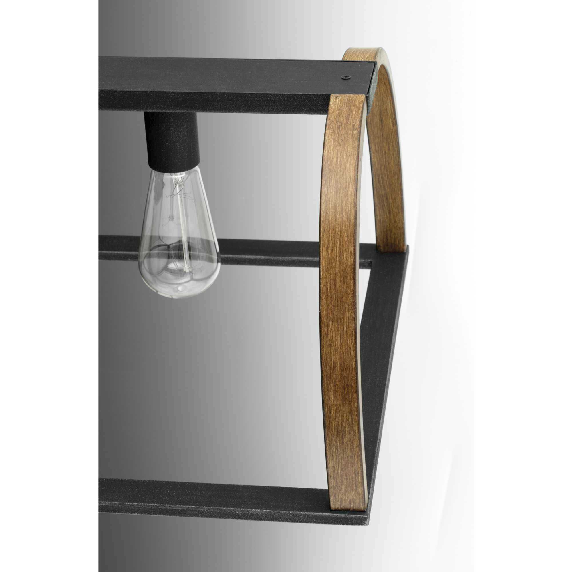 Trestle 1 Light Gilded Iron Pendant Ceiling Light