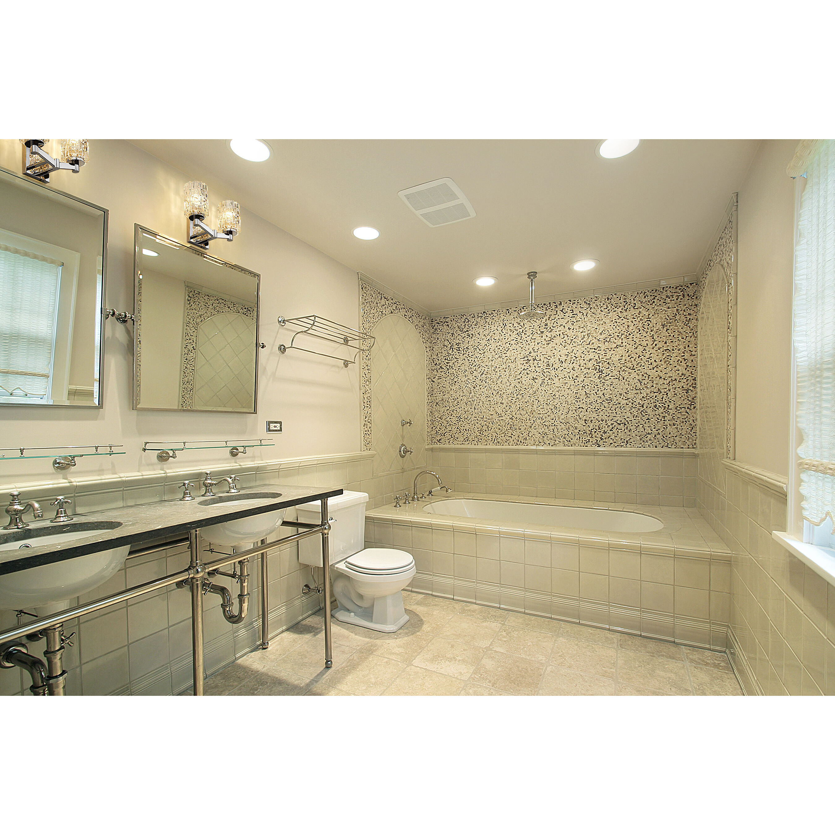 Aubrey 2 Light 13.5 inch Chrome Vanity Wall Light