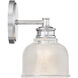 Vintage 1 Light 5 inch Chrome Wall Sconce Wall Light
