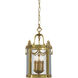 Jonathan 4 Light 12 inch Dore Gold Foyer Pendant Ceiling Light