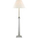Chapman & Myers Swedish Column 34 inch 60 watt Crystal Buffet Lamp Portable Light in Linen
