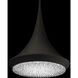Signature Verita LED 18 inch Black Pendant Ceiling Light, Schonbek Signature