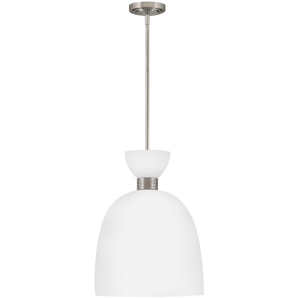 Lisa McDennon Tallulah 3 Light 14 inch Polished Nickel Pendant Ceiling Light