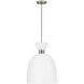 Lisa McDennon Tallulah 3 Light 14 inch Polished Nickel Pendant Ceiling Light
