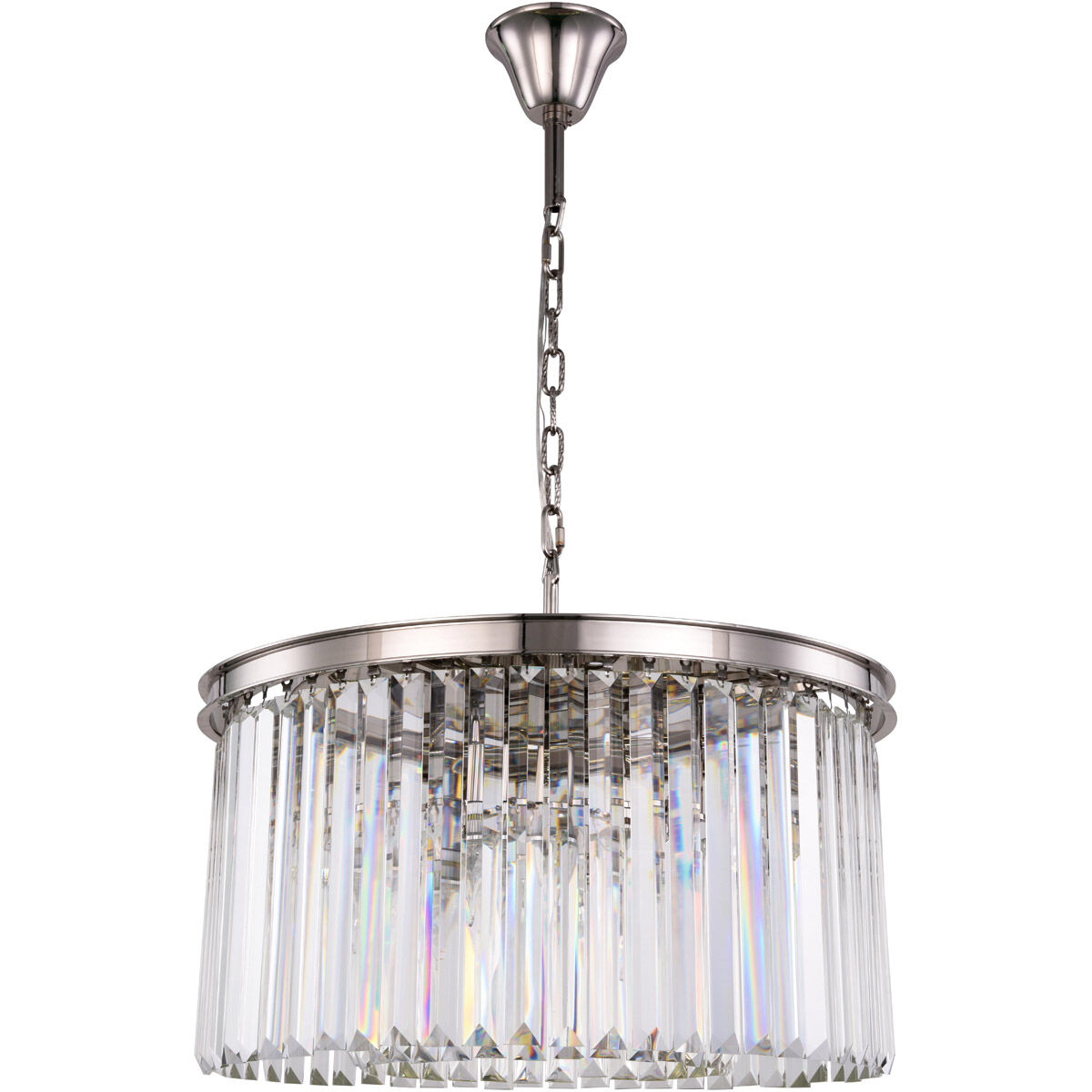 Sydney 8 Light 26 inch Polished Nickel Chandelier Ceiling Light, Urban Classic