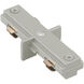 J Track 120 Brushed Nickel Track Component Ceiling Light