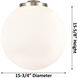 Franklin Restoration Beacon 3 Light 16 inch Brushed Satin Nickel Statement Pendant Ceiling Light in Incandescent, Seedy