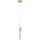 Canada 1 Light 5 inch Gold Single Pendant Lighting Ceiling Light