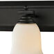 Lagoon 4 Light 36 inch Matte Black Vanity Wall Light