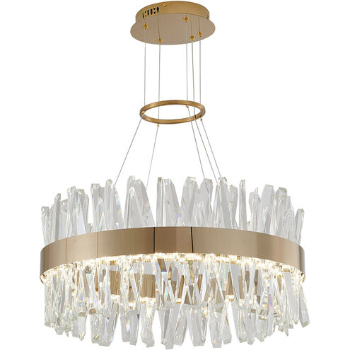 Canada LED 25 inch Gold LED Chandelier Ceiling Light