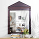 Dann Foley 54 X 38 inch Black & Clay Crackle Wall Mirror