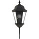 Wakefield 3 Light 31 inch Textured Black Outdoor Wall Lantern 