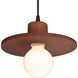 Radiance Collection 1 Light 8 inch Antique Copper Pendant Ceiling Light in Black Cord, Dark Bronze