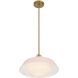Xander 1 Light 16 inch Vibrant Gold Pendant Ceiling Light