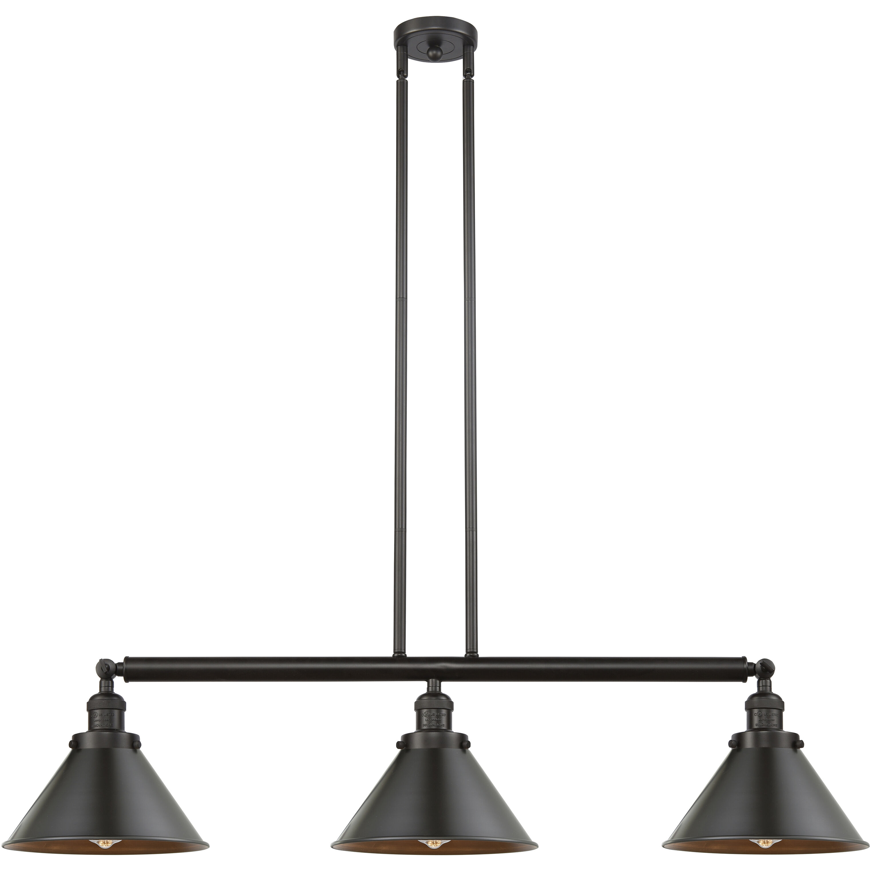 Franklin Restoration Briarcliff LED 42.5 inch Oil Rubbed Bronze Island Light Ceiling Light, Franklin Restoration