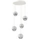 Cabochon 5 Light 20.20 inch Pendant