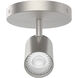 Pipe 1 Light 120 Brushed Nickel Track Lighting Ceiling Light, WAC Limited