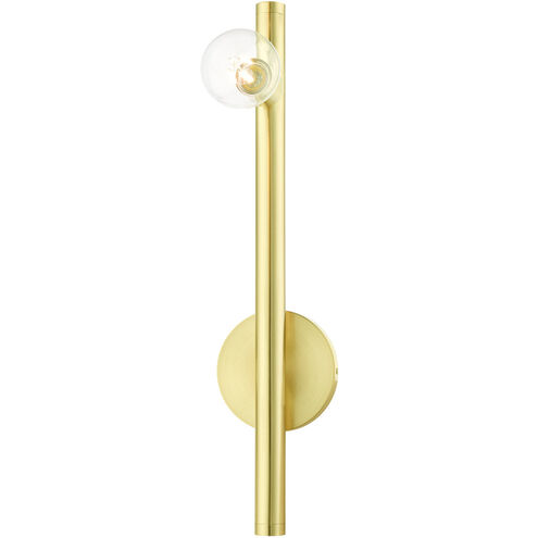 Bannister 1 Light 5 inch Satin Brass Wall Sconce Wall Light