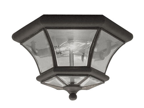 Monterey/Georgetown 2 Light 11 inch Bronze Outdoor Ceiling Mount
