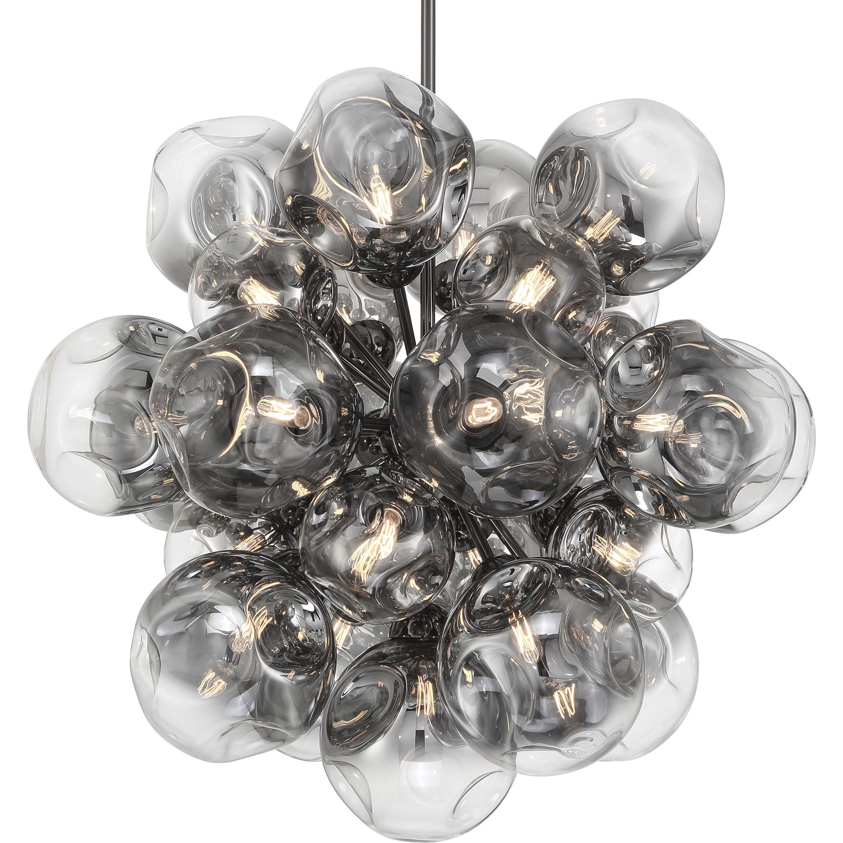 Neveh 25 Light 31.75 inch Gun Metal Pendant Ceiling Light