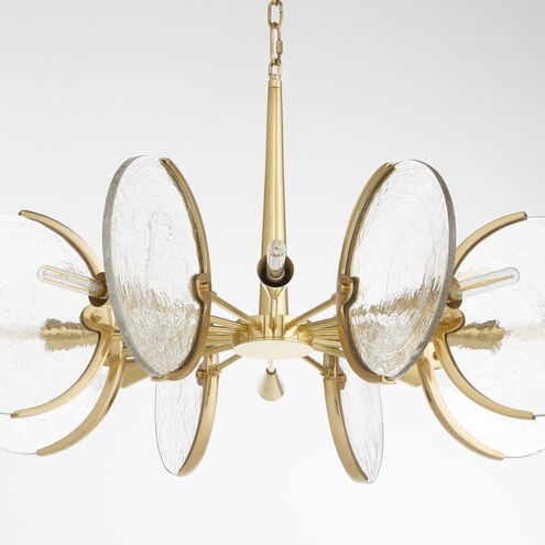 Alton 8 Light 34 inch Aged Brass Chandelier Ceiling Light