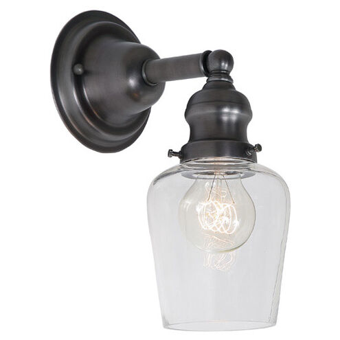 Union Square 1 Light 5 inch Gun Metal Wall Sconce Wall Light