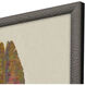 Tropical Banana Leaf Pink and Green and Blue and Yellow Framed Art